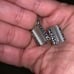 Textured Vintage Square earrings