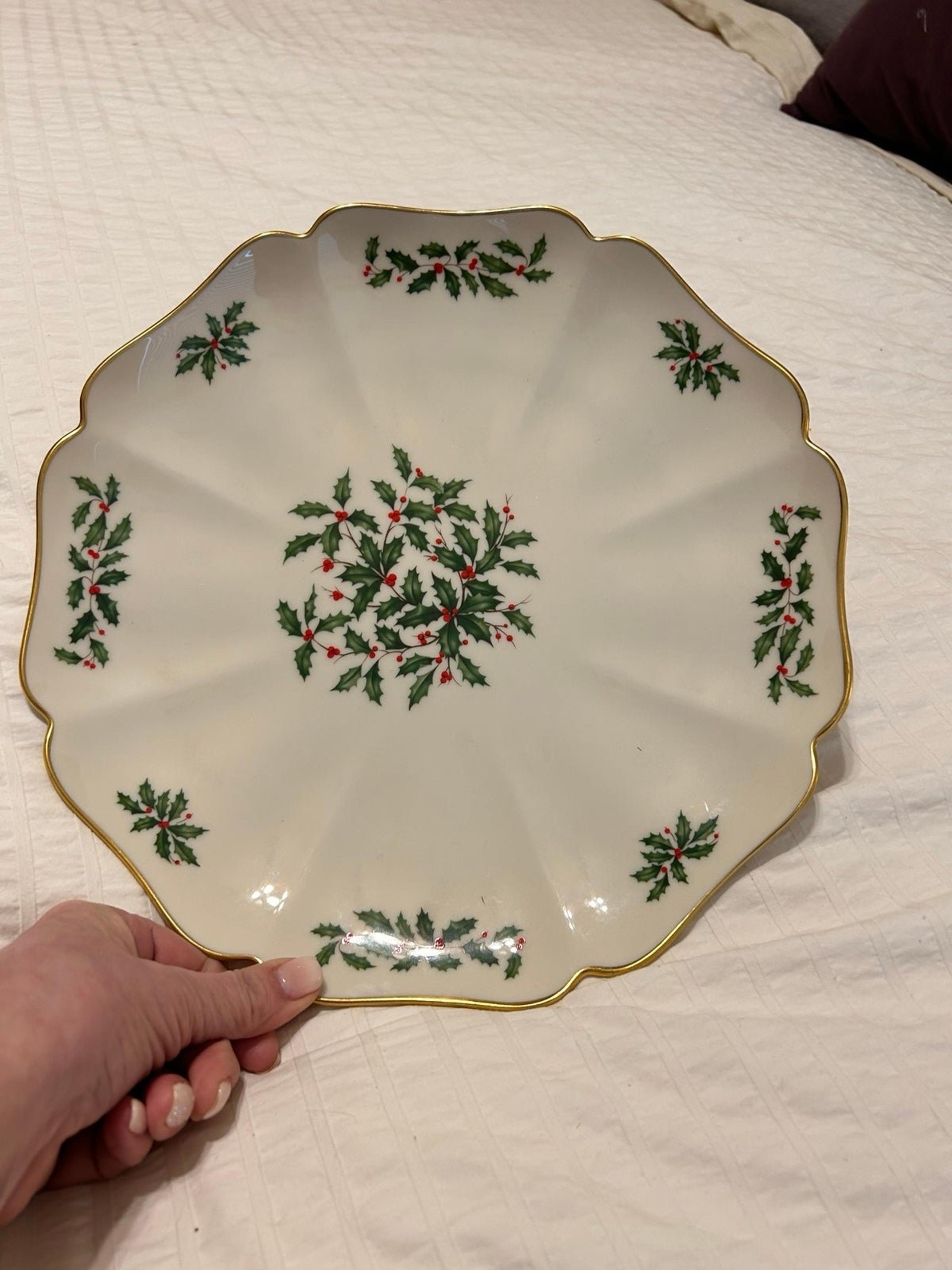 Lenox Holiday Cake/Serving Platter
