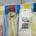 NWT Junk In Your Trunks Swim Shorts Mens M Yellow Blue Striped Pockets Recycled