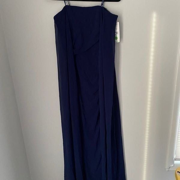 Lauren Ralph Lauren Evening Women’s Strapless Maxi Dress Blue Size 8