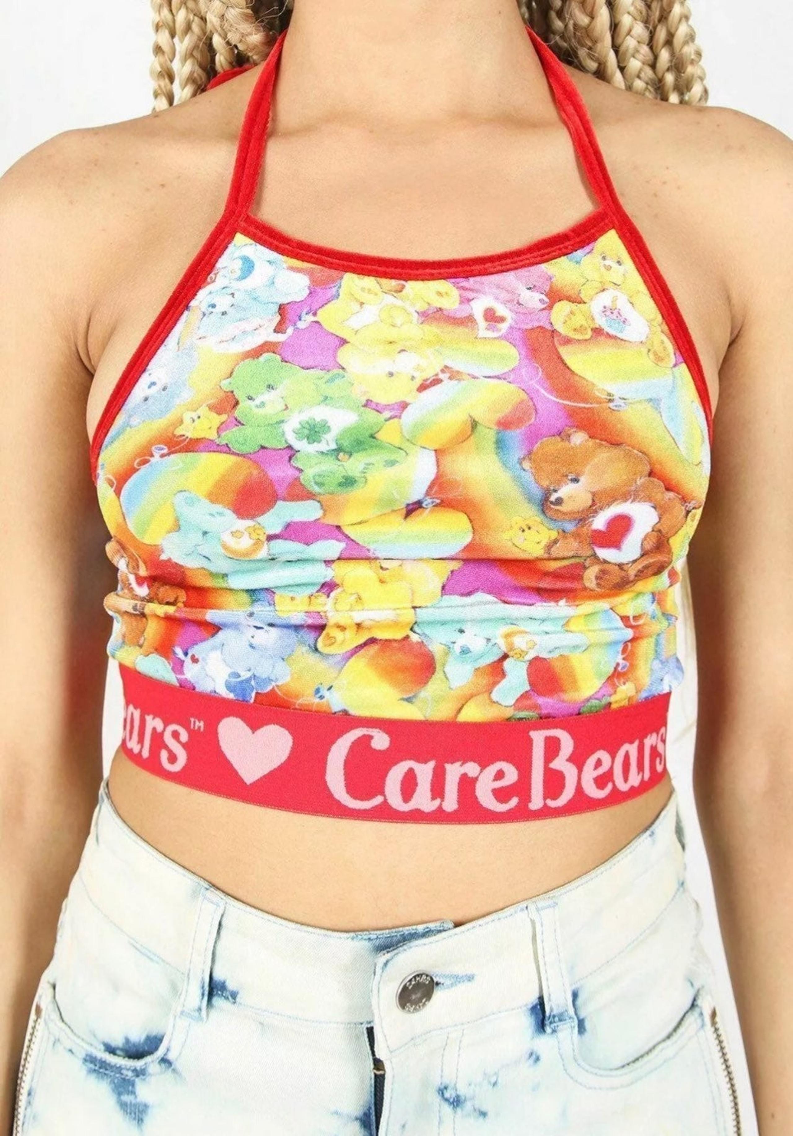 Iron Fist Care Bears Rainbow Halter Top