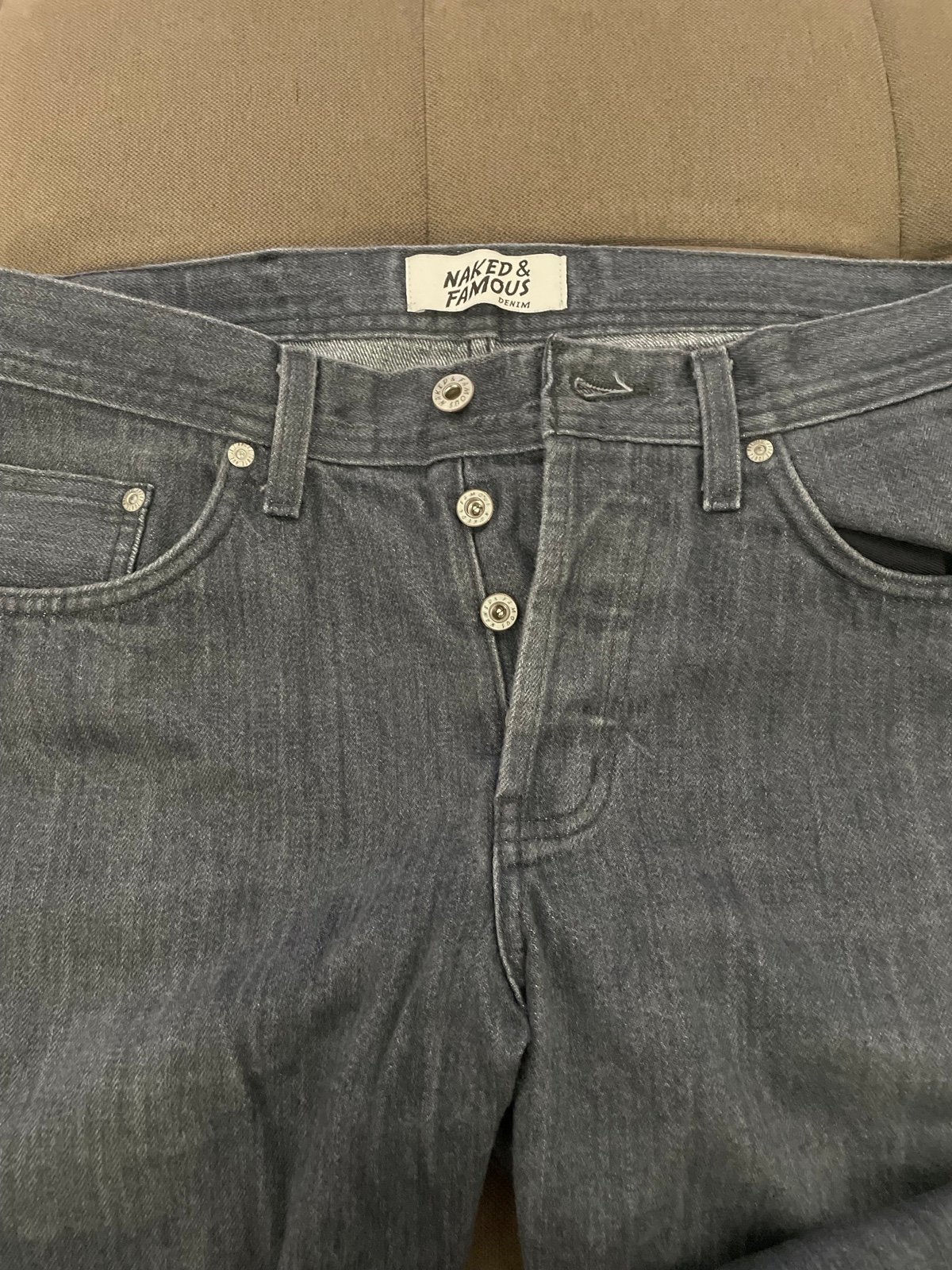 Mens Naked and Famous Denim Jeans (34)