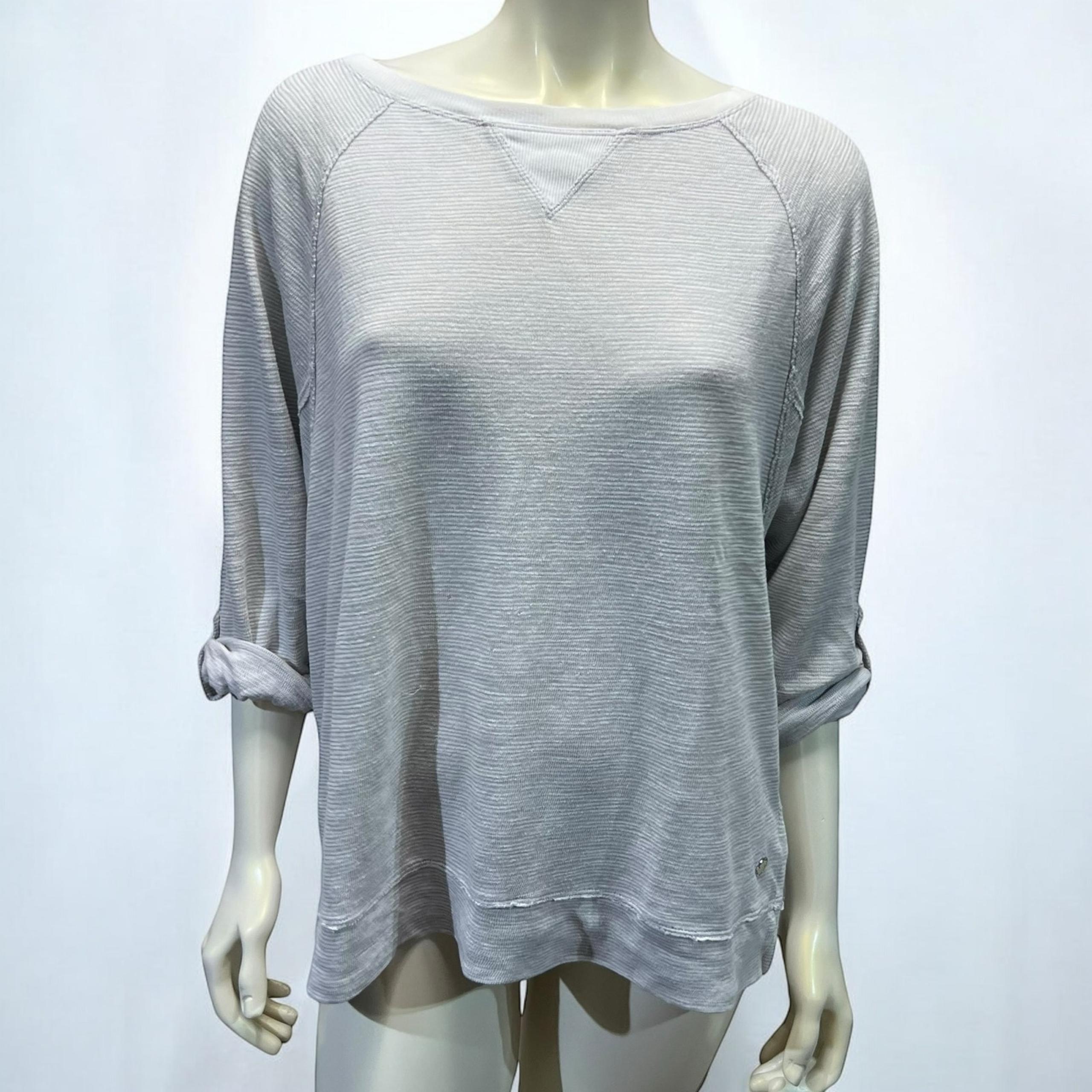 Calvin Klein Grey Knit Activewear Top - 1X