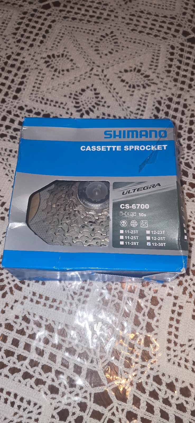 Shimano sprocket.