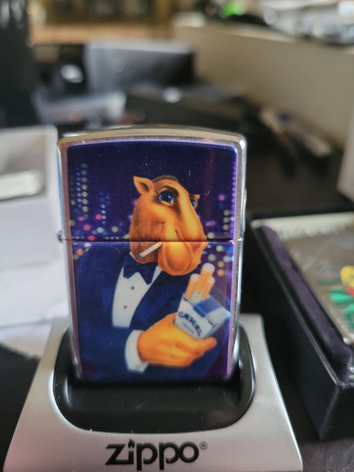 Vintage Zippo 1997 Camel Joe Tuxedo Cigarettes Lighter |Sealed | RARE |