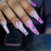 90s Line Acrylic Freestyle Press on Nails