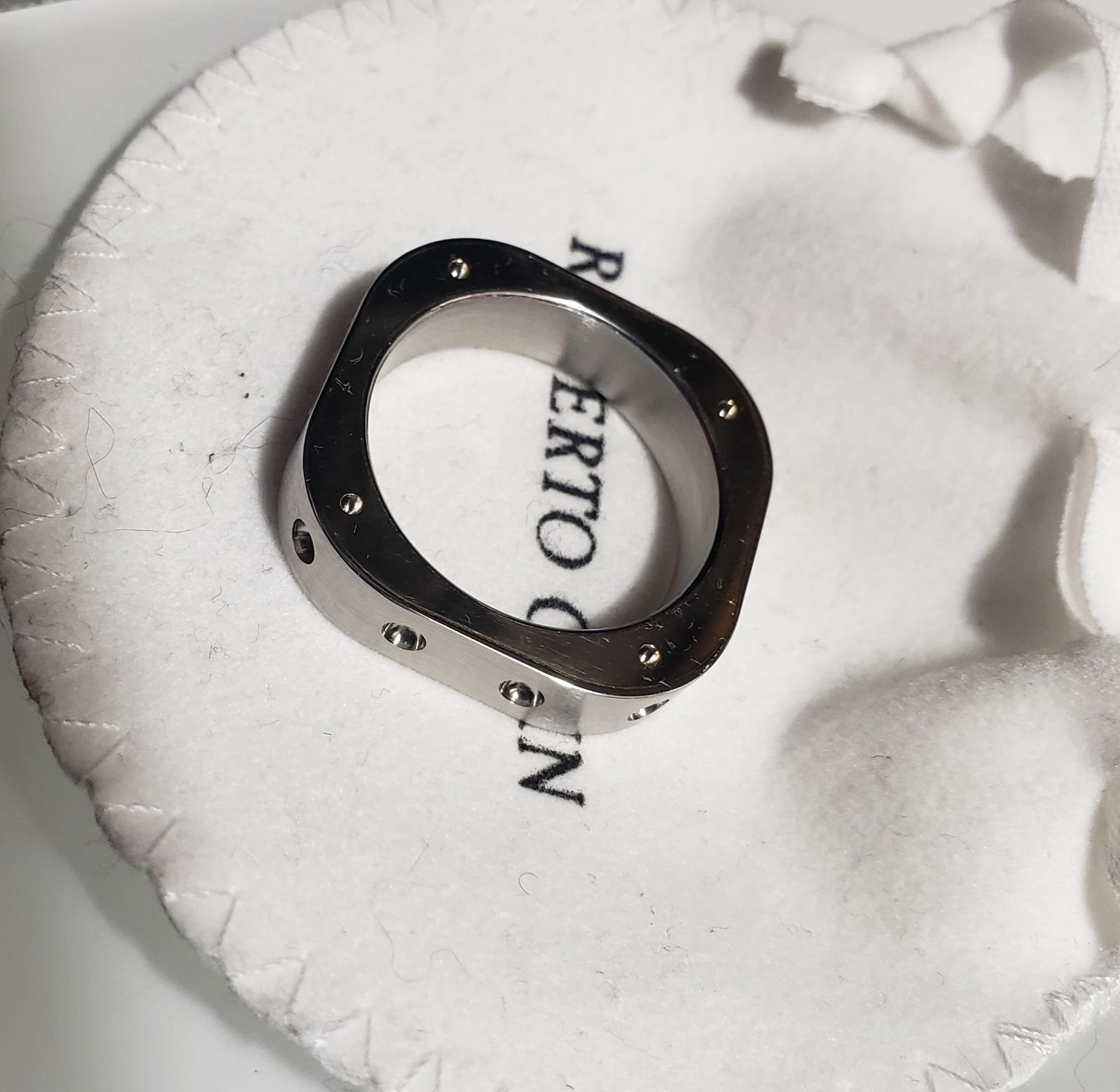 Roberto Coin men's square ring