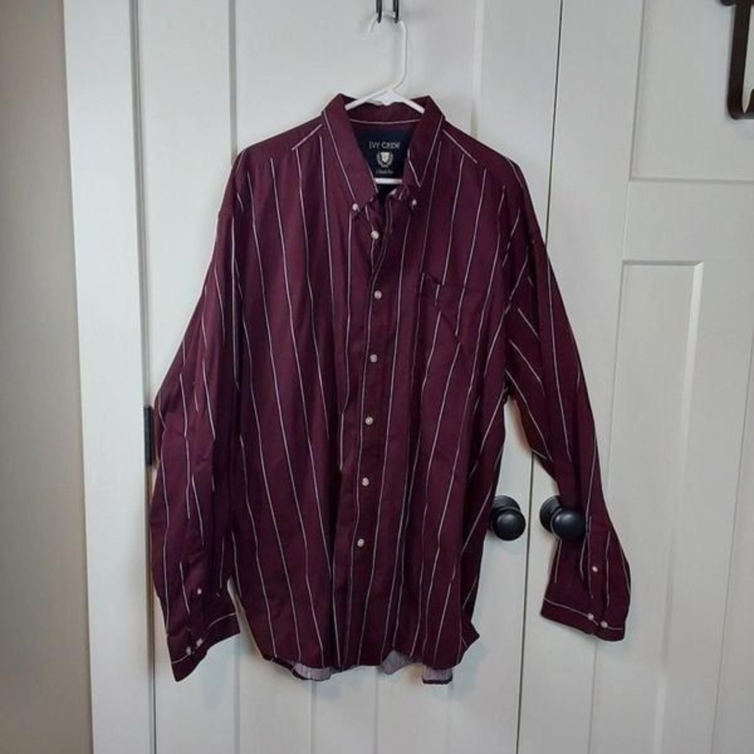 Classics Button-down Shirt Sz XXL Maroon - Ivy Crew