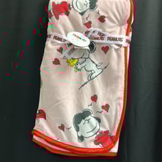 pink peanuts baby blanket
