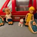 Little Tikes family van dollhouse figures baby dog