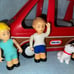 Little Tikes family van dollhouse figures baby dog