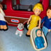 Little Tikes family van dollhouse figures baby dog