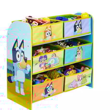 Bluey storage shelf