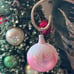 Rare lot of 7 mid century Christmas Tree Ornament Mercury Blown Glass Shiny