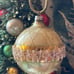 Rare lot of 7 mid century Christmas Tree Ornament Mercury Blown Glass Shiny
