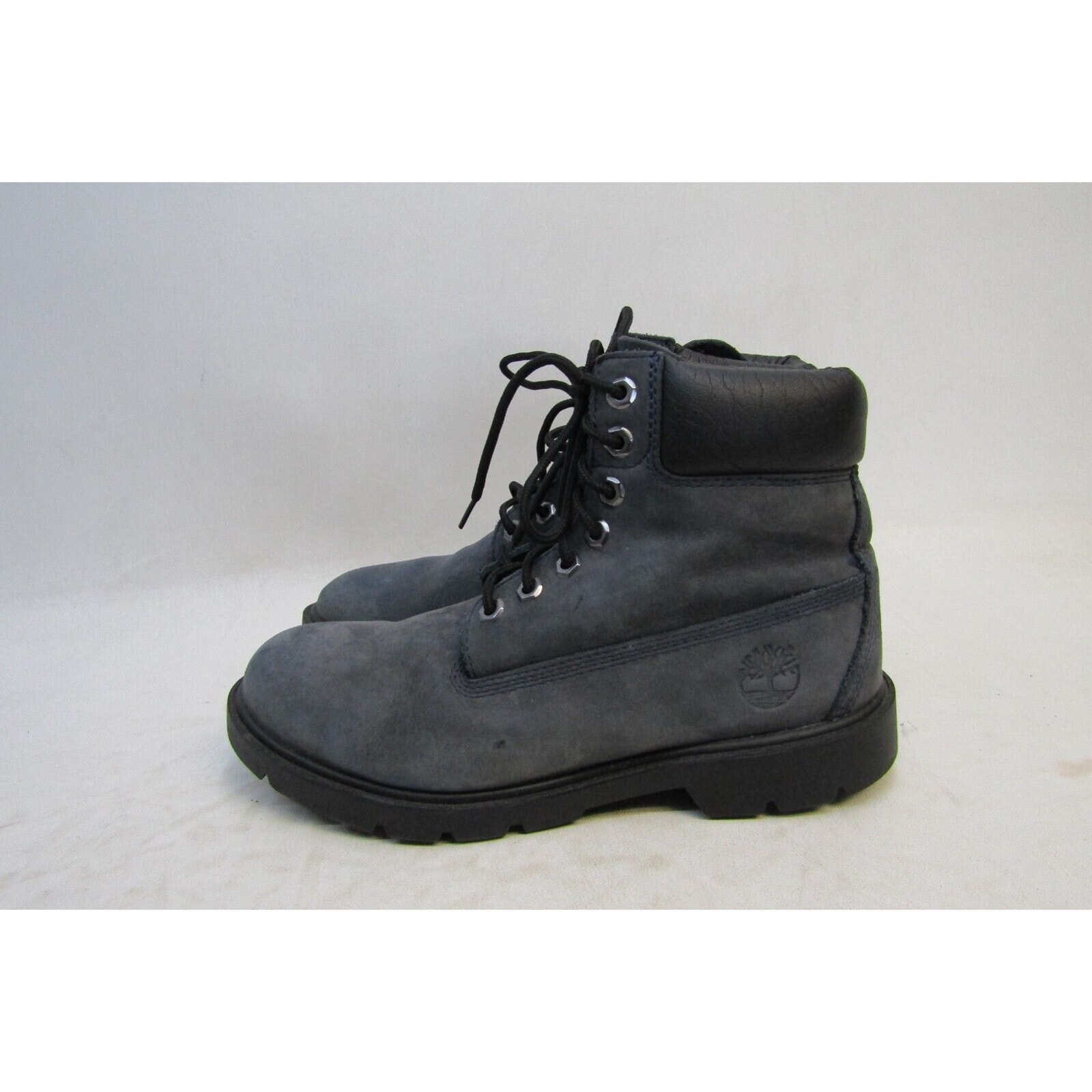 Timberland Mens Size 7.5 M Blue Suede Lace Up Ankle Casual Shoes