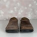 BIRKENSTOCK Brown Leather Mule Size 40