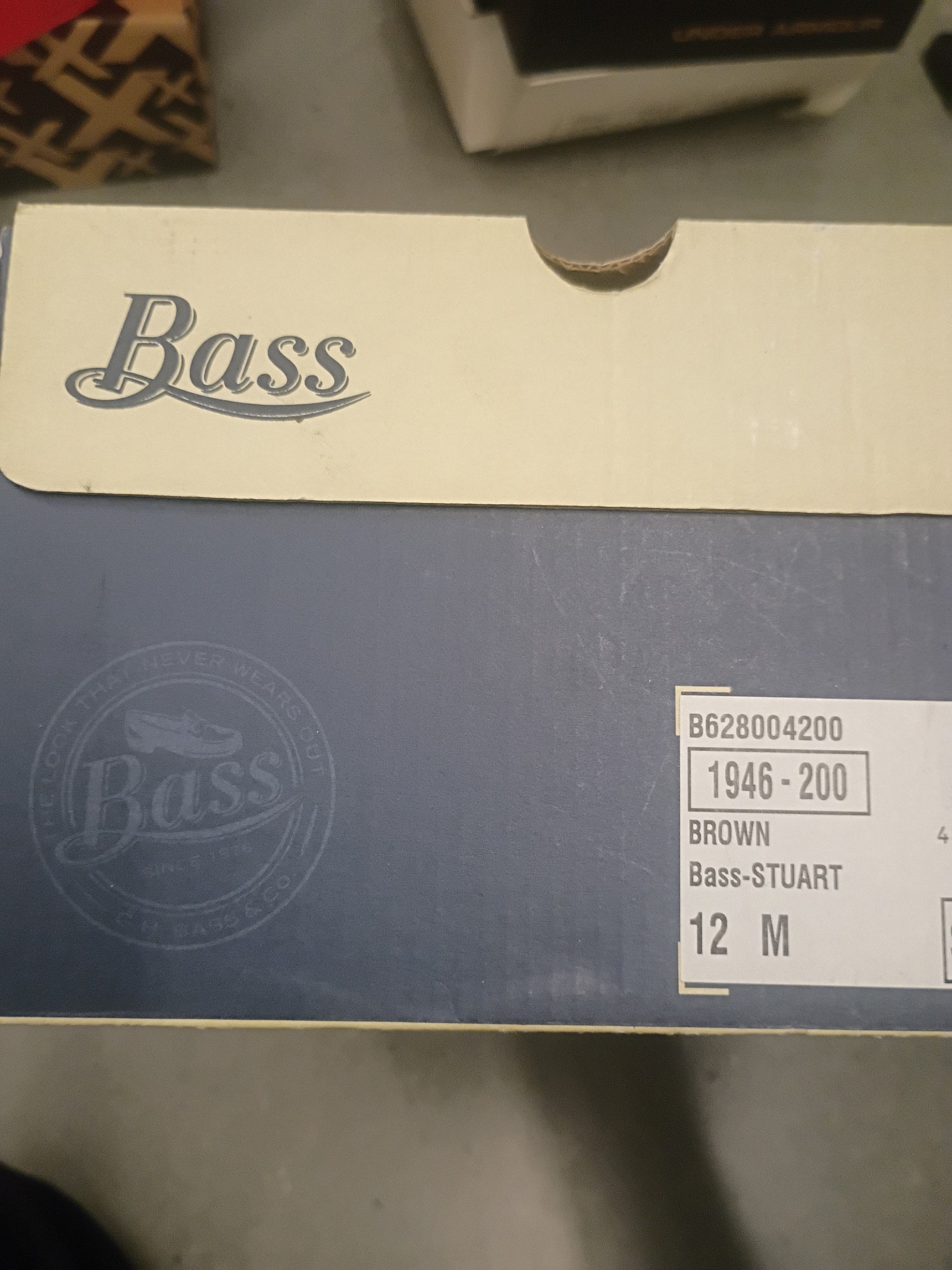 Bass size 12 Brown pair of shoes In good condition