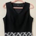 Theory Dress Womens Size 8 Black White Ranied Bixion Plaid Wool Blend Knit Mini