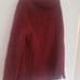 Lands' End Women's Cable Knit Red Sweater - M