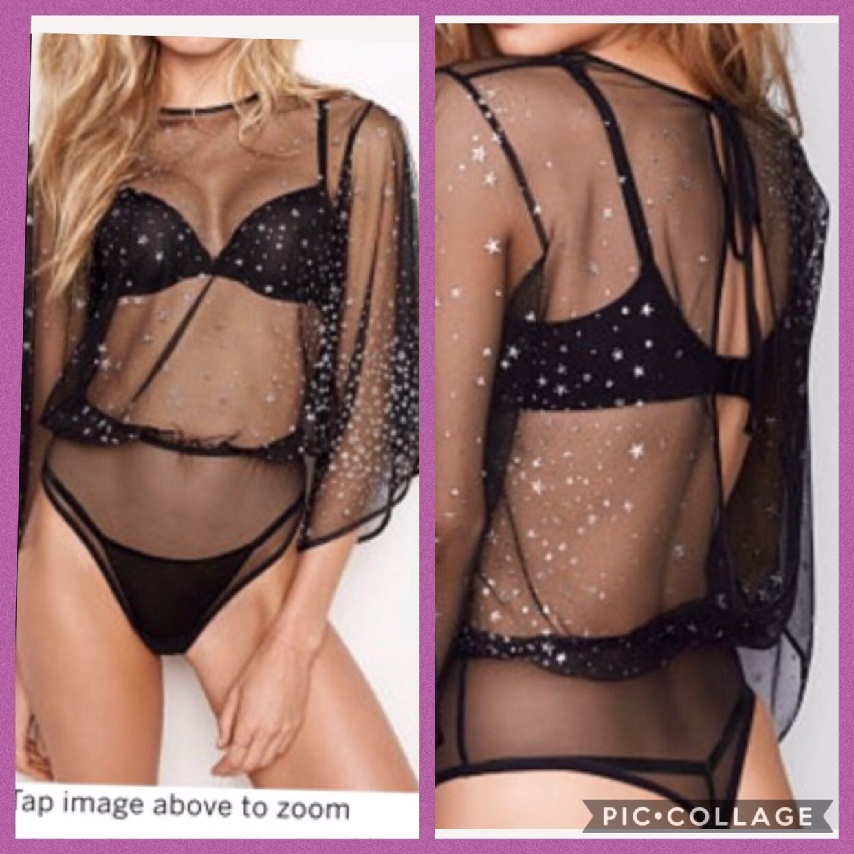 Vs Dream Angels Stars Bodysuit Bling SZM
