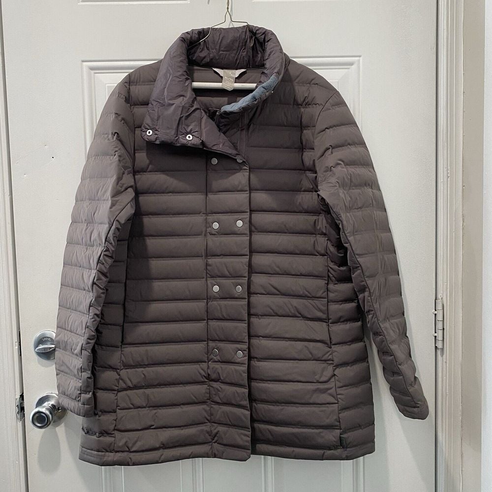 Mountain Hardwear Stretchdown Down Insulated Puffer Coat Jacket Women's XL gray