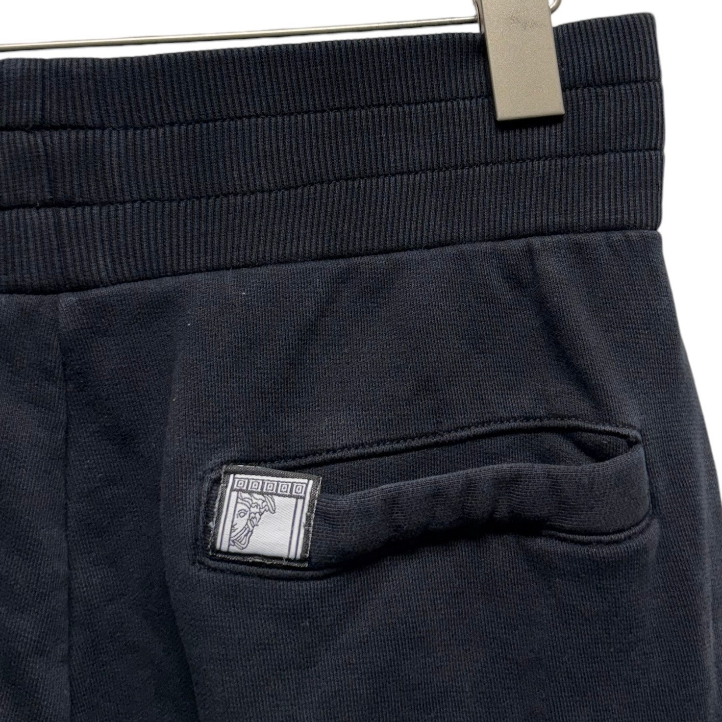 Gianni Versace Black Jogger Pants Striped Side Men’s Size Small