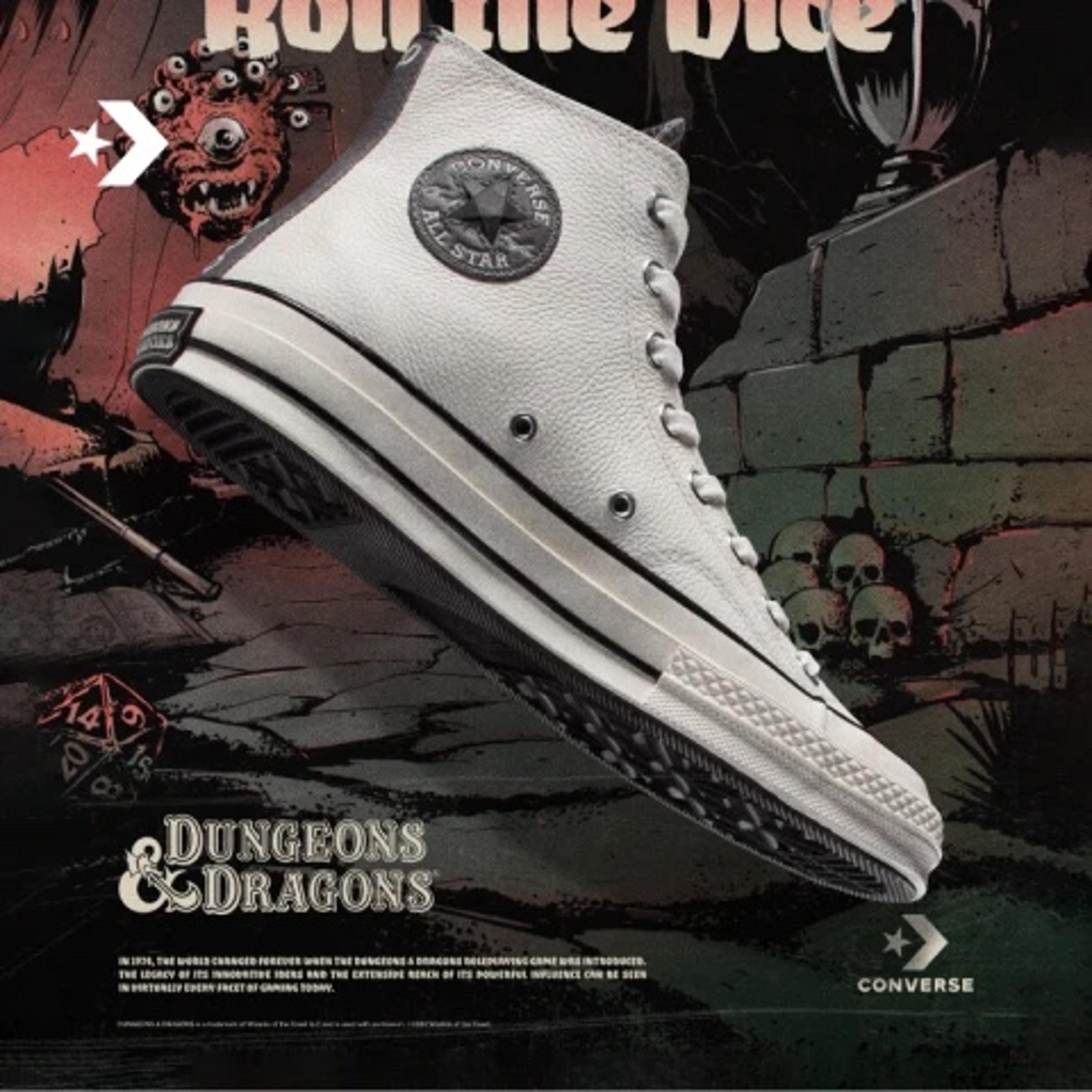 NEW MEN'S CONVERSE x Dungeons & Dragons Chuck 70 Leather Shoes A09884C Wonka