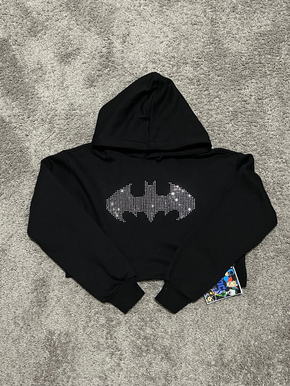 Forever 21 x DC Batman Cropped Hoodie