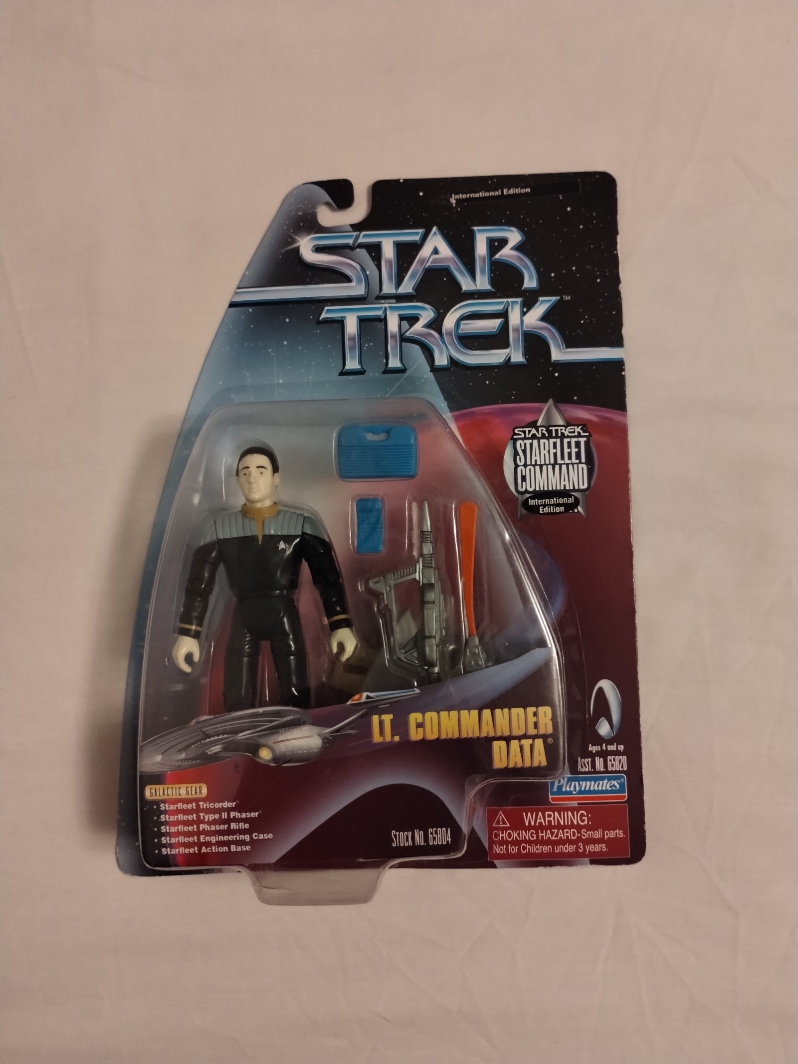 Star Trek Starfleet Command (International Ed.) series Data action figure