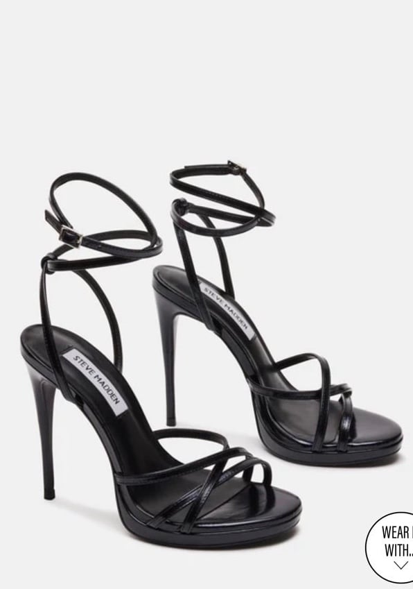 Steve Madden black high heel stilettos