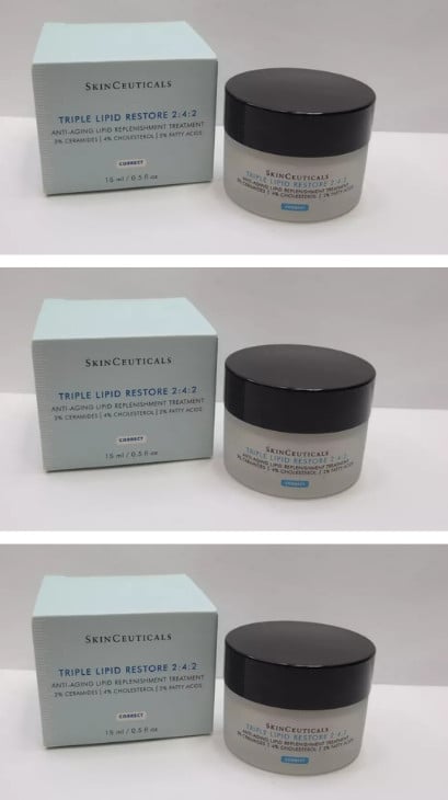 SKINCEUTICALS TRIPLE LIPID RESTORE 2:4:2 0.5 OZ BOXED *LOT OF 3*