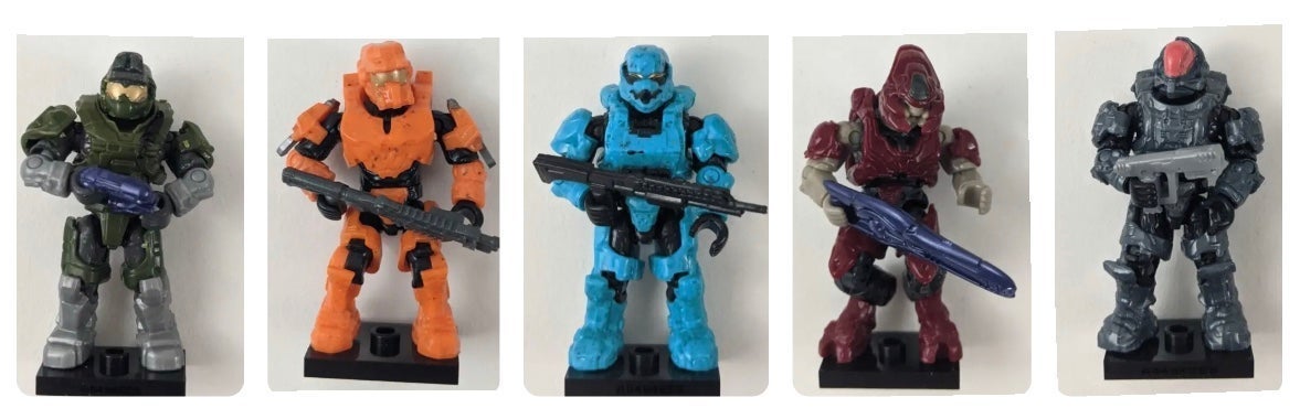 Set/5 Halo Charlie Mega Bloks Commons Elite Grenadier Soldier Centurion Orbital
