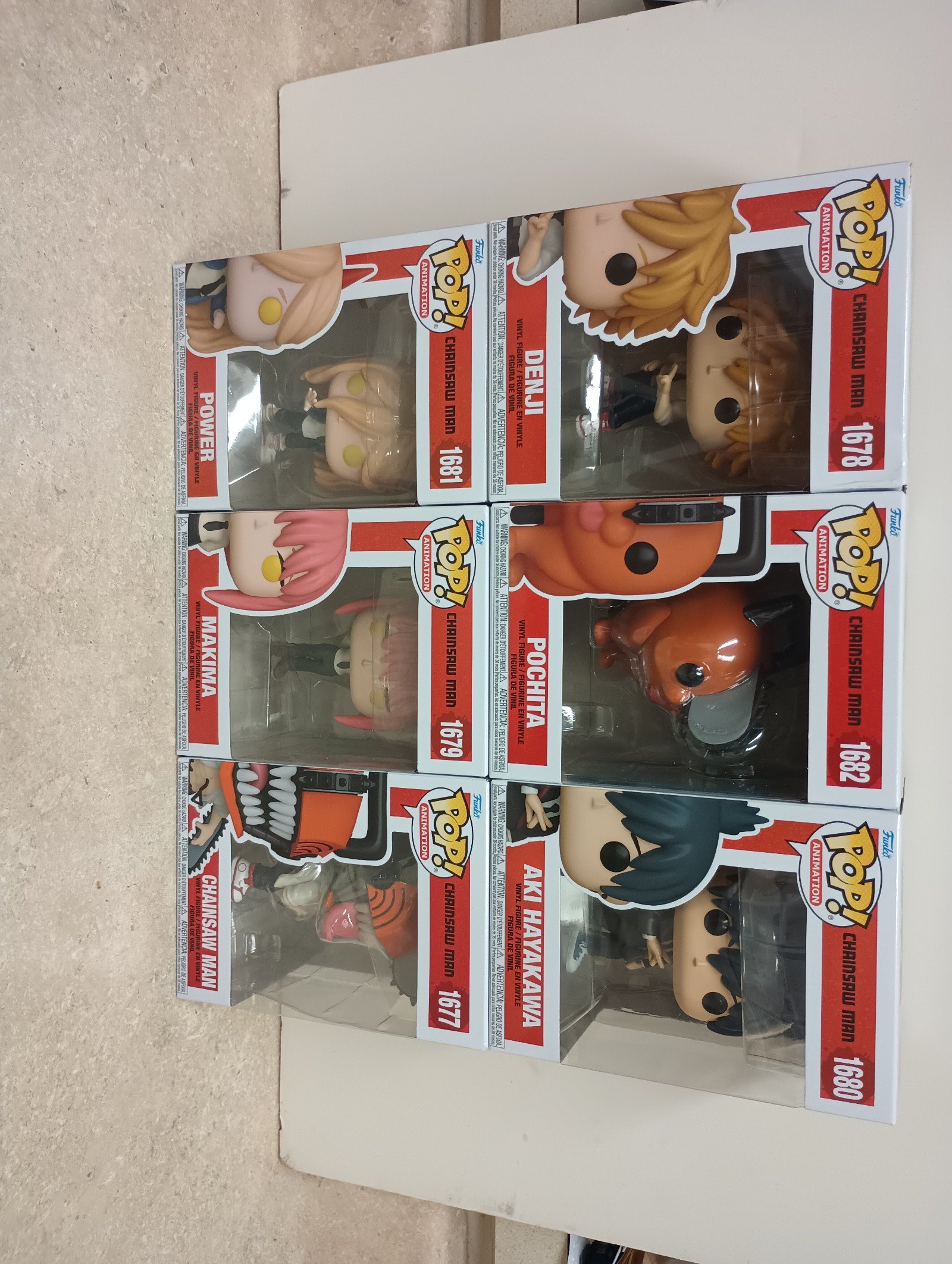 FUNKO POP! CHAINSAW MAN SET OF 6