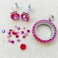 Origami Owl Royal Red Set