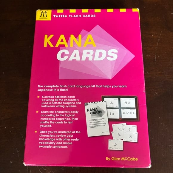 Japanese Kana Cards Kit : 448 Flash Cards Learn Hiragana Katakana Tuttle