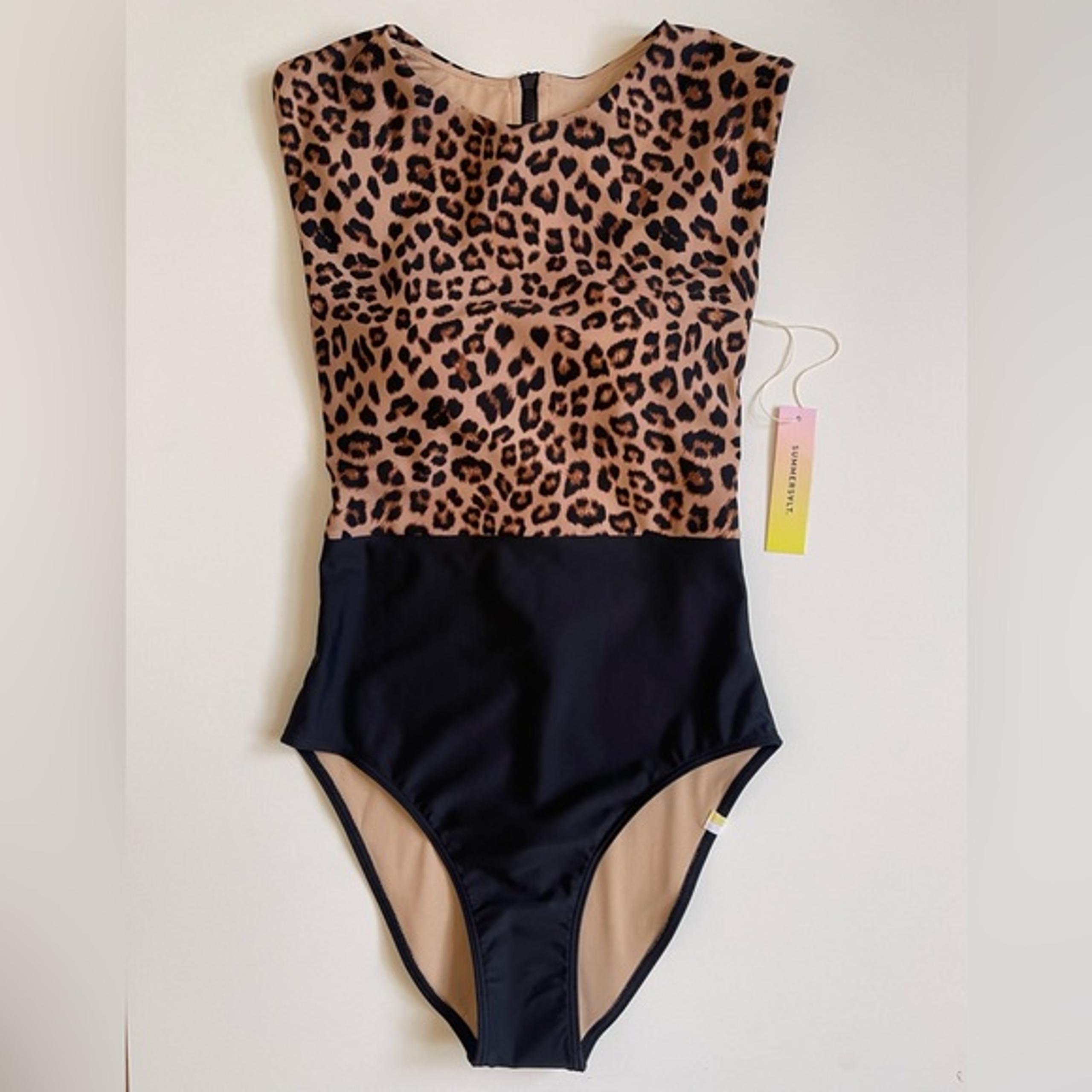 Summersalt Women’s The Surf Leo Leopard One-piece Swimsuit - Size 2