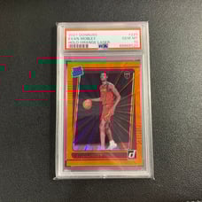 2021-22 Panini Donruss Evan Mobley Holo Orange Laser Rookie Rc #225 PSA 10 Cavs
