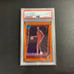 2021-22 Panini Donruss Evan Mobley Holo Orange Laser Rookie Rc #225 PSA 10 Cavs
