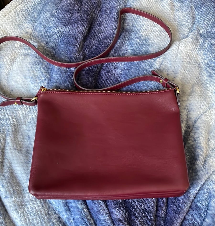 Old navy double deals zip crossbody bag