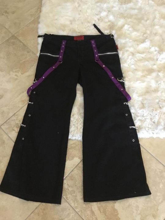 Vintage Hot Topic Tripp bondage pants size 16