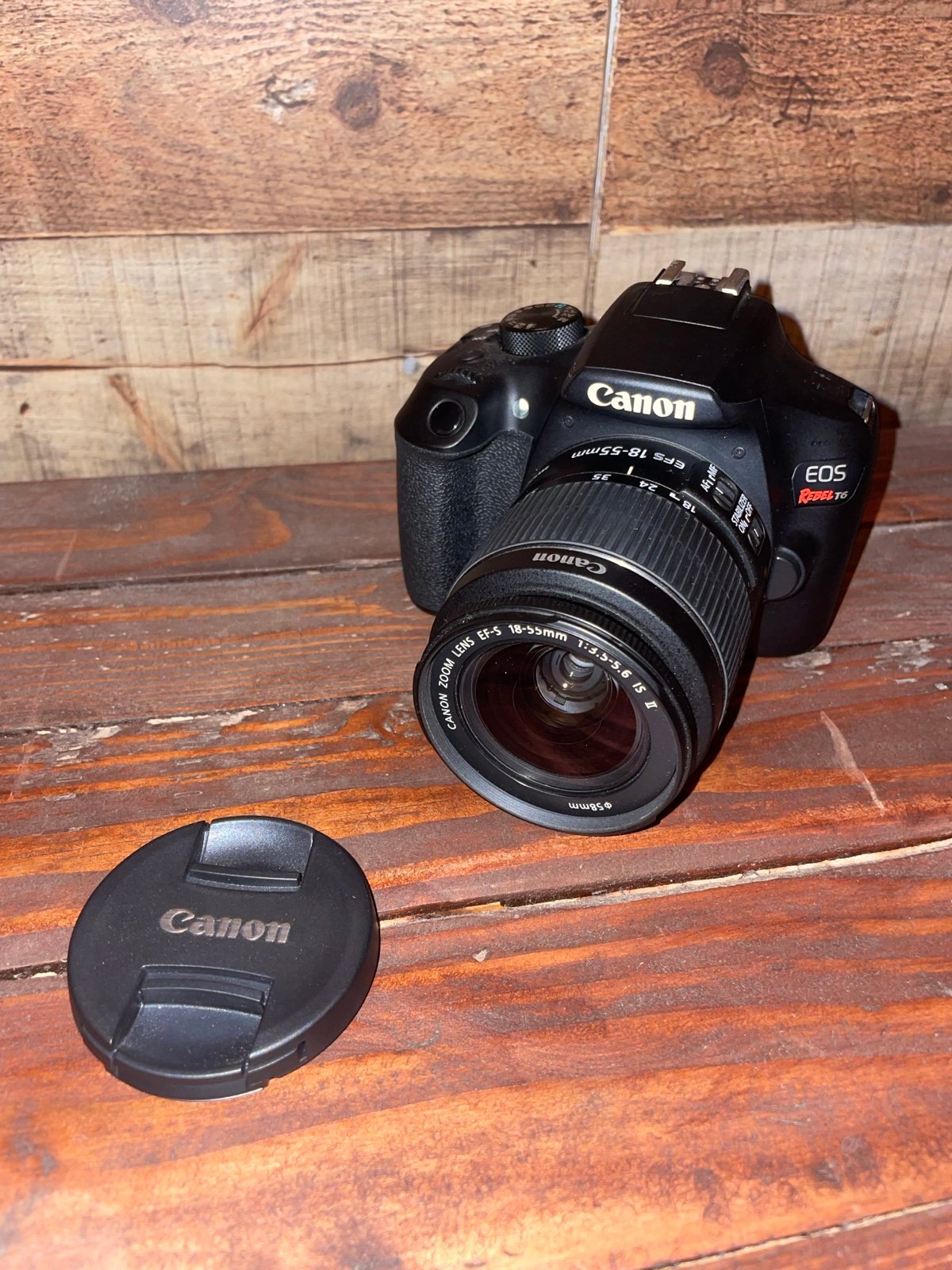 Canon EOS Rebel T6 18MP Digital Camera W/EFS 18-55mm Lens
