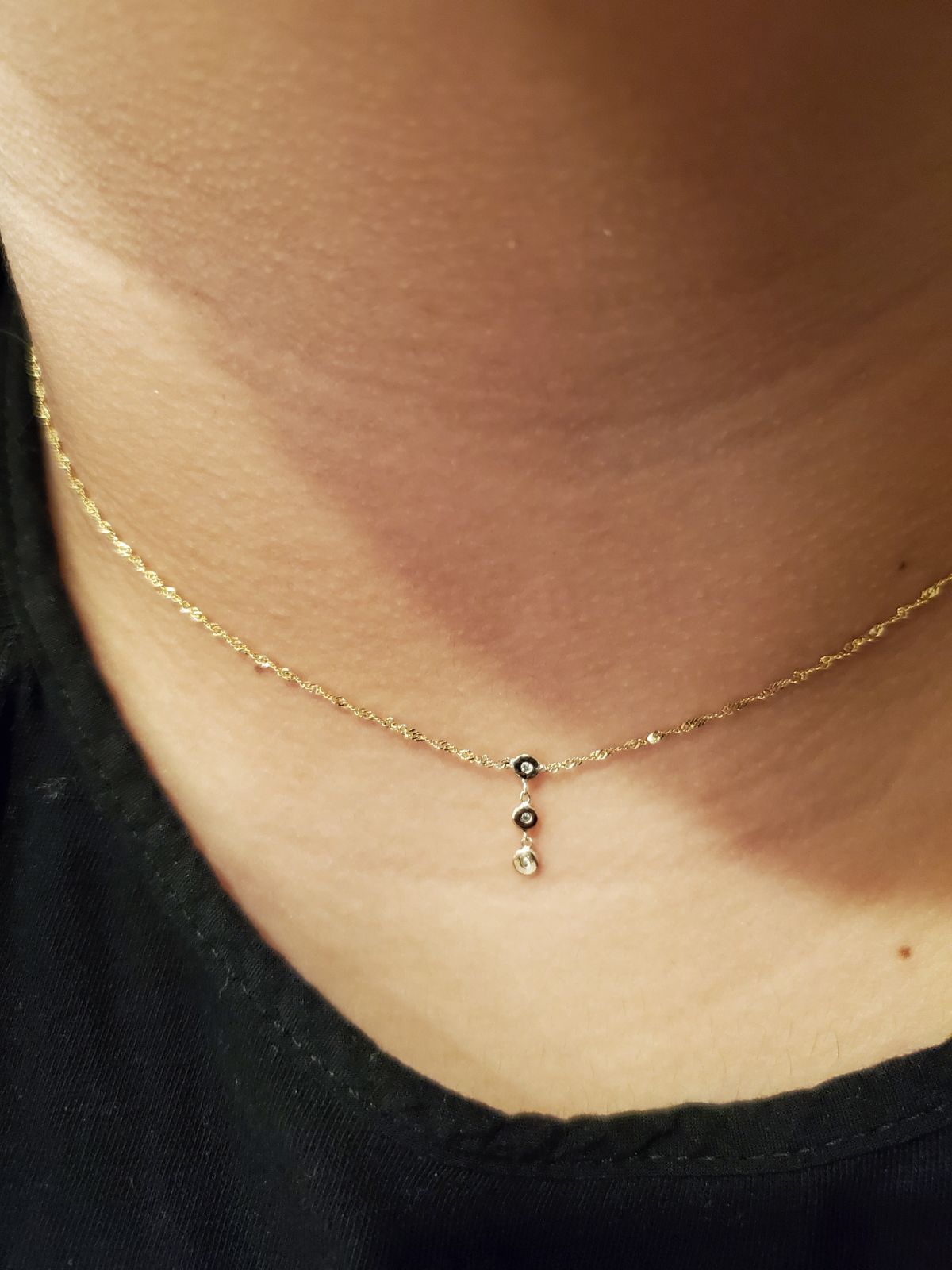 14k Gold Chain With Diamond