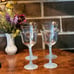 Vintage set of 4 wine glasses CRYSTAL MIST~STEM