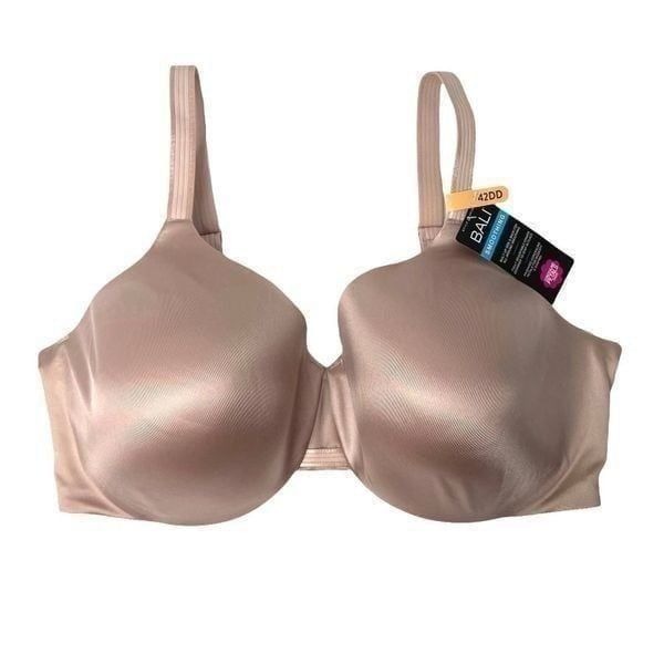 NEW BALI One Smooth U Smoothing & Concealing Underwire Bra Sz 42DD