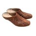 Pikolinos Womens 36 5 Brown Floral Cutout Leather Mules Slides Heels Shoes Spain