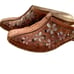 Pikolinos Womens 36 5 Brown Floral Cutout Leather Mules Slides Heels Shoes Spain