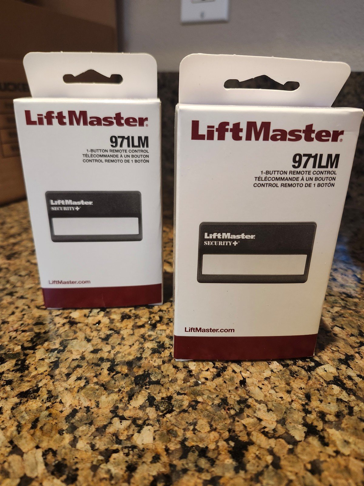 (2) NEW - Lift Master 971LM Remote Clickers