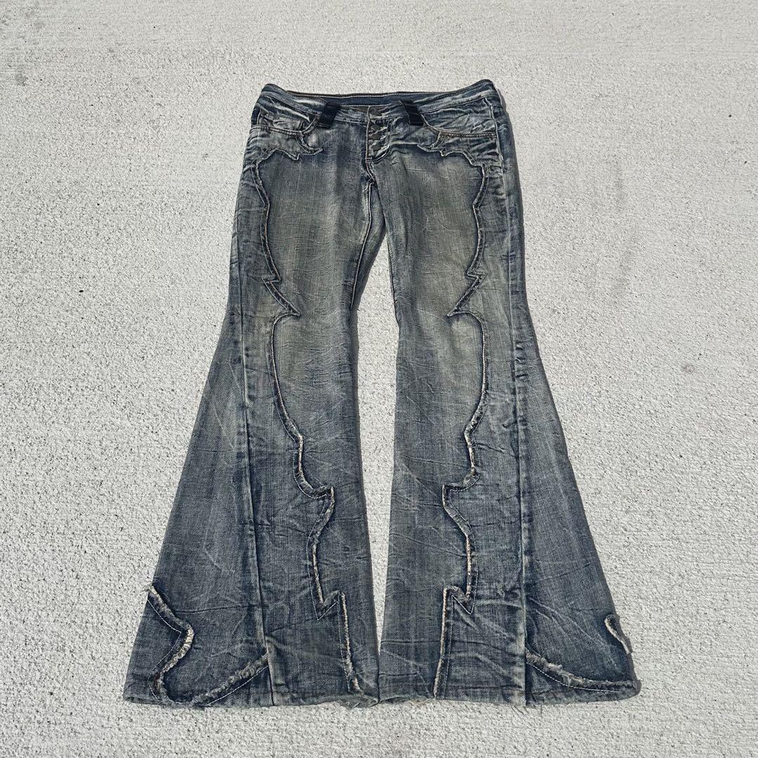Archive Tornado Mart Flare Denim Python