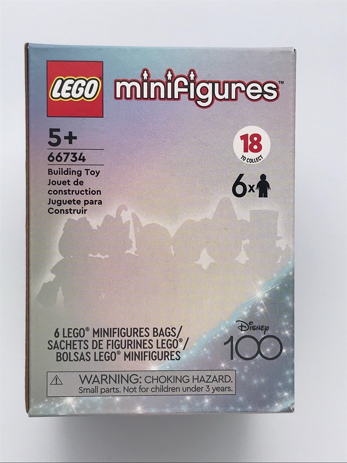 LEGO 66734 Minifigures Disney 100 6 Pack. NEW/SEALED BOX/IN HANDS
